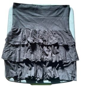 Express NWT medium black ruffle skirt